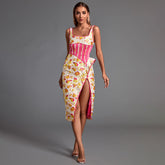 Floral Jacquard Maddison Midi Dress