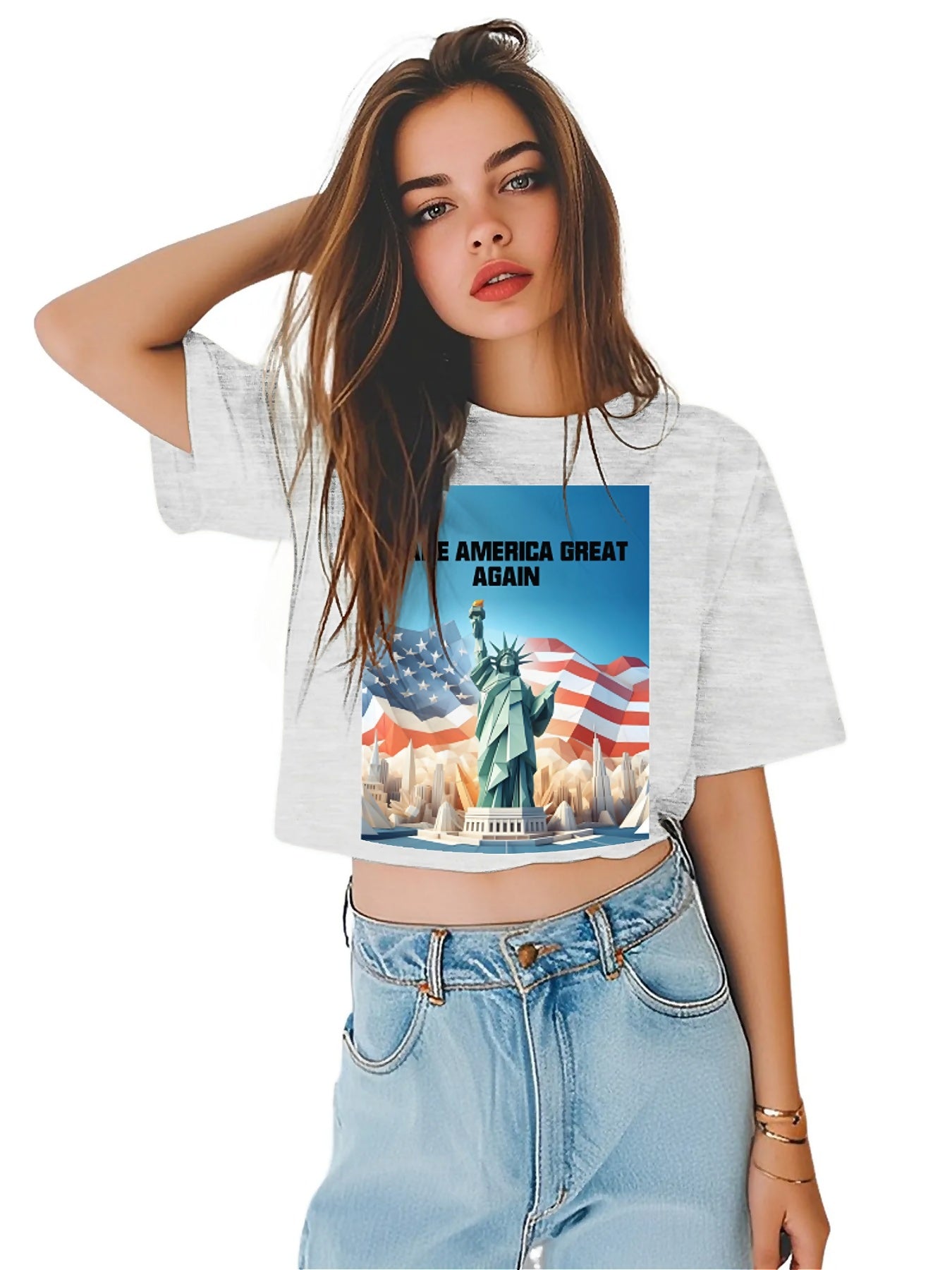 Earkoha Graphic T Shirts for Women Summer Casual Halloween Printed Tee Cotton Tops Loose Fit