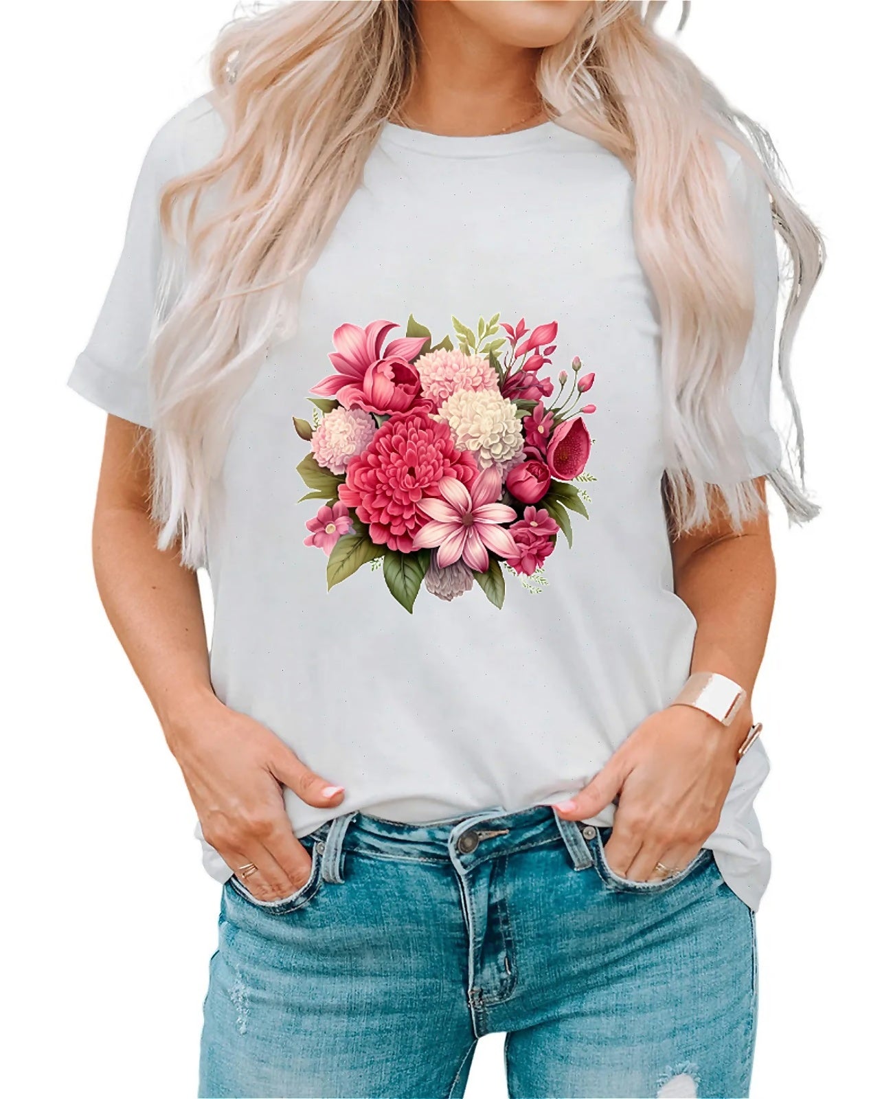Earkoha Graphic T Shirts for Women Summer Casual Halloween Printed Tee Cotton Tops Loose Fit