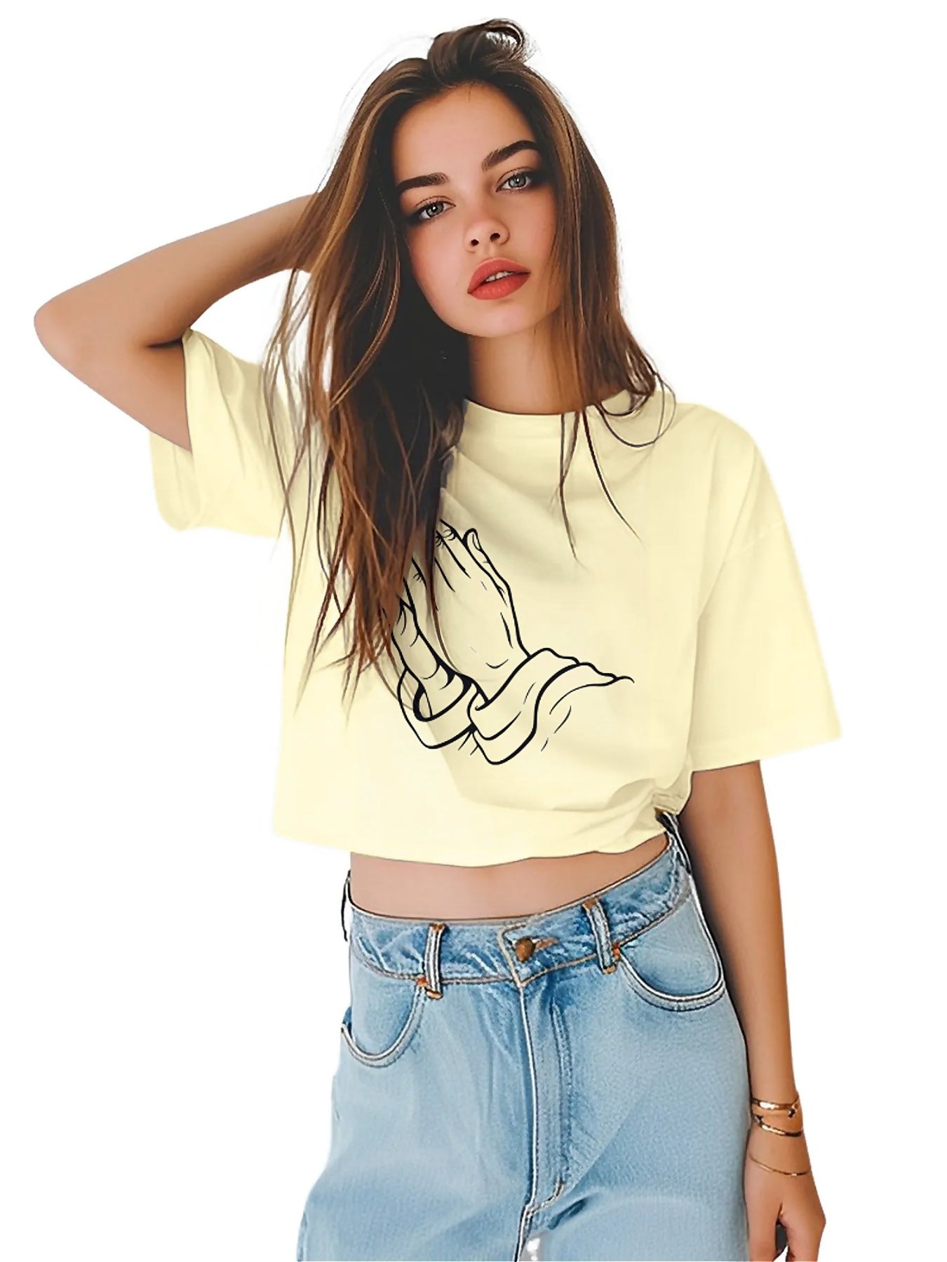 Earkoha Graphic T Shirts for Women Summer Casual Halloween Printed Tee Cotton Tops Loose Fit
