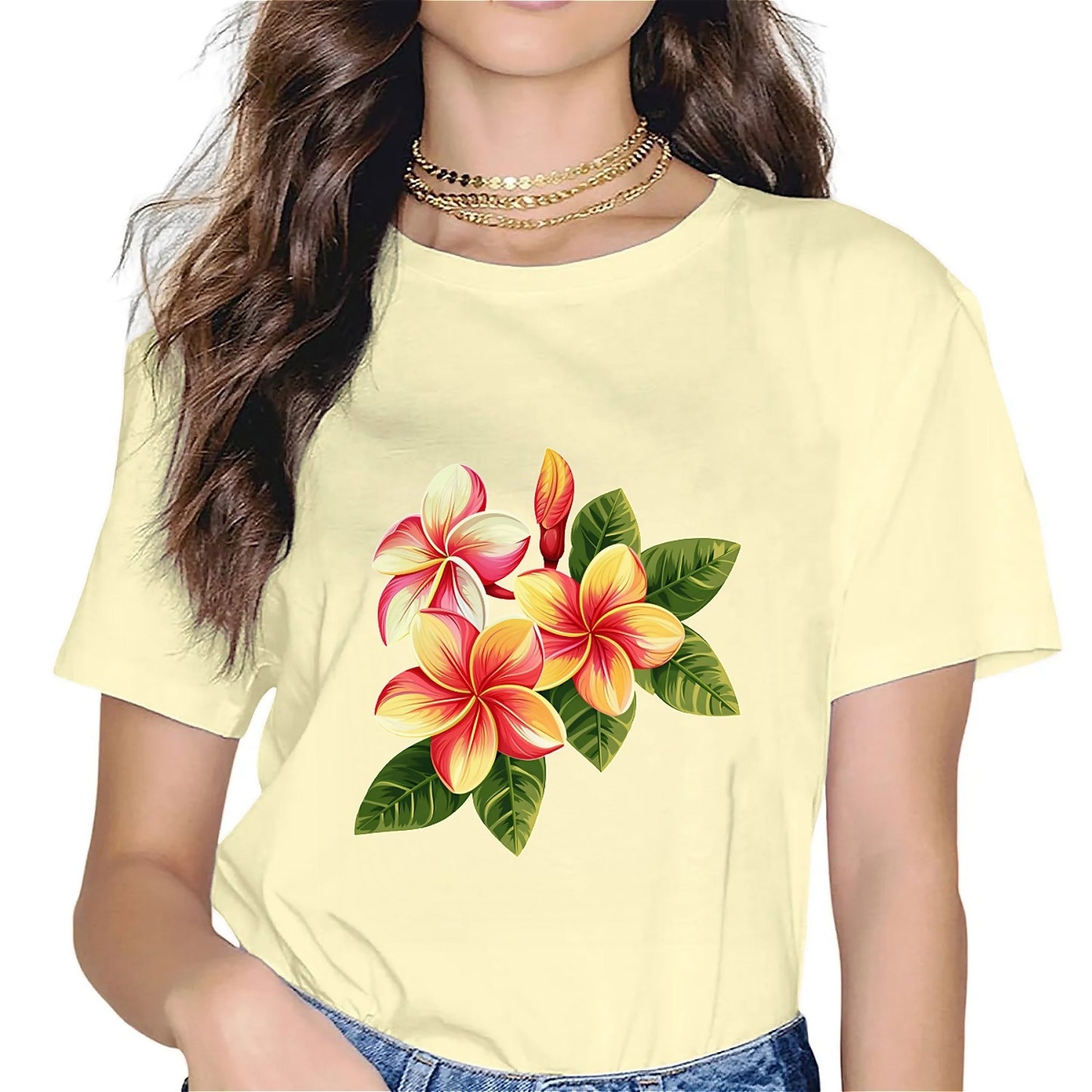 Earkoha Graphic T Shirts for Women Summer Casual Halloween Printed Tee Cotton Tops Loose Fit