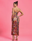 Dahlia Floral Sequins Maxi Dress