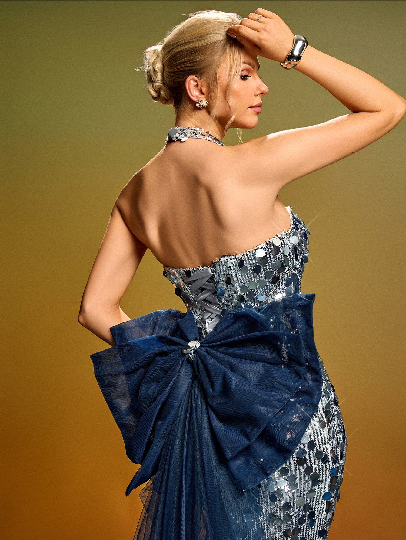 Silver Dress FA50513