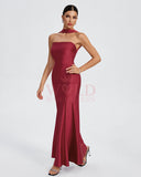 Open Back Knit Bodycon Evening Dress