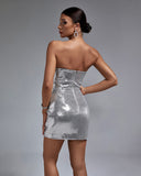 Sequin Sweetheart Mini Dress