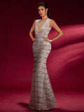 Sparkly Sequin Mermaid Maxi Dress