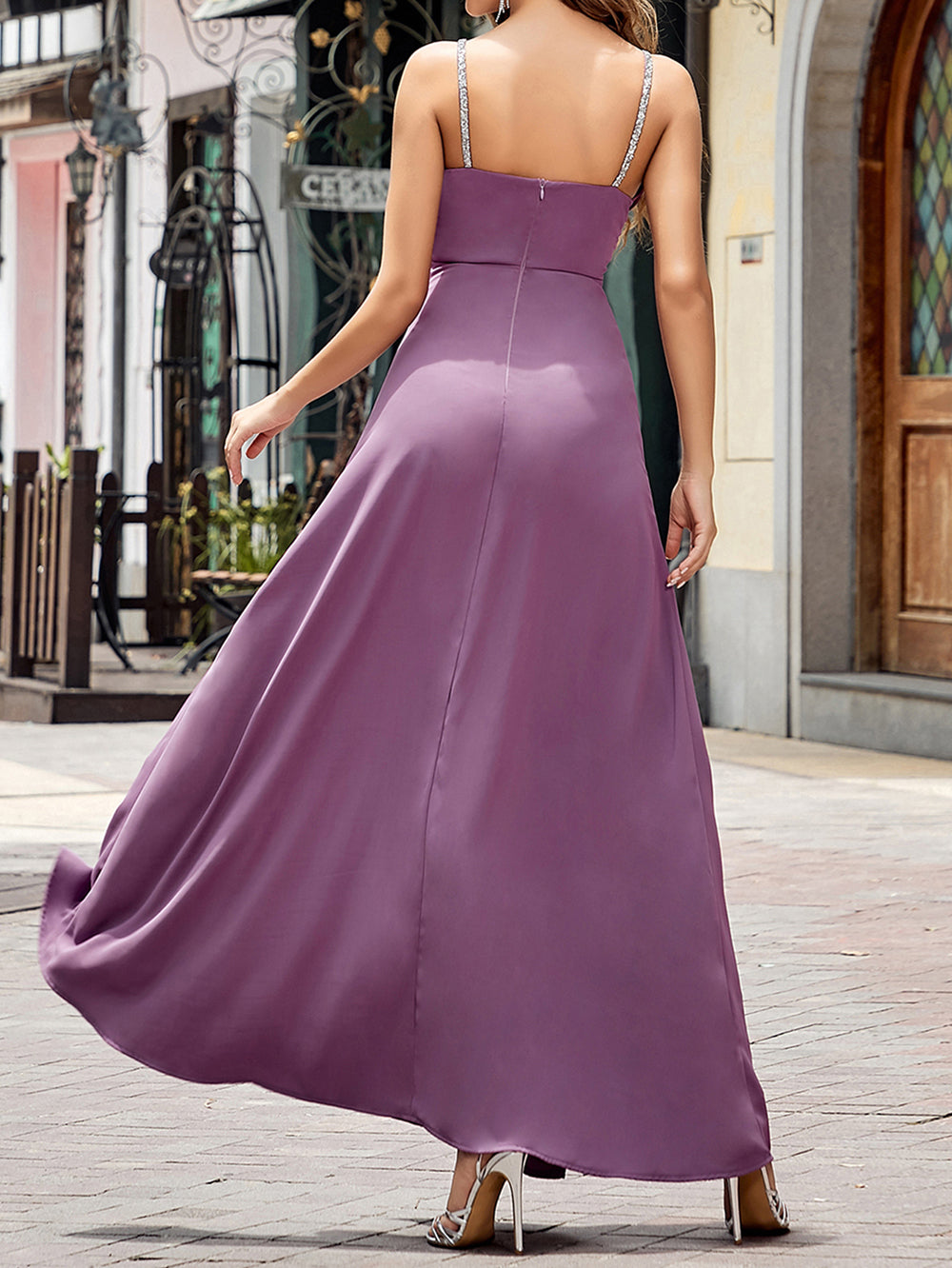 Purple Bodycon Dress HB00512