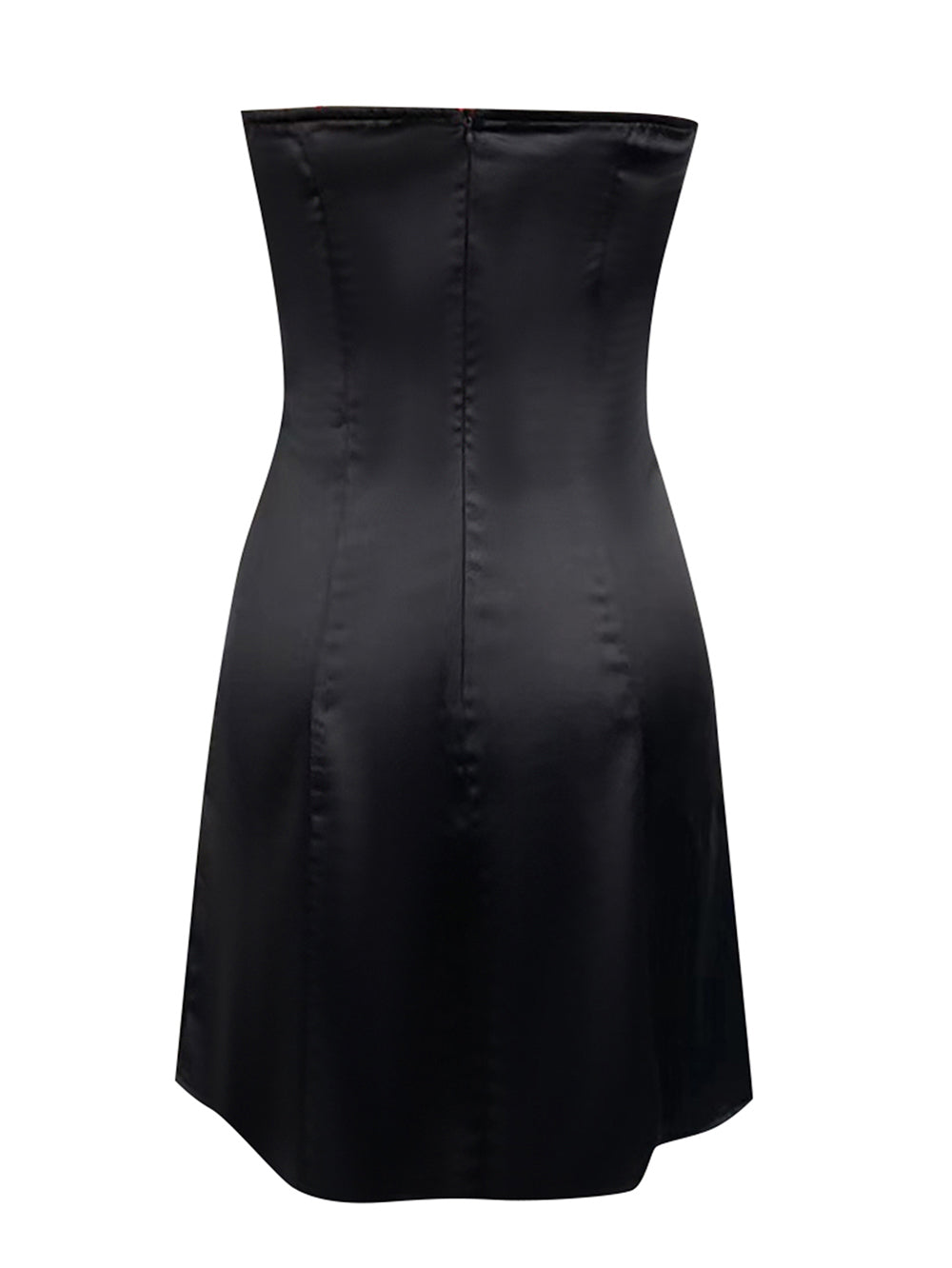 Strapless Sleeveless Bowknot Mini Bodycon Dress HB100112