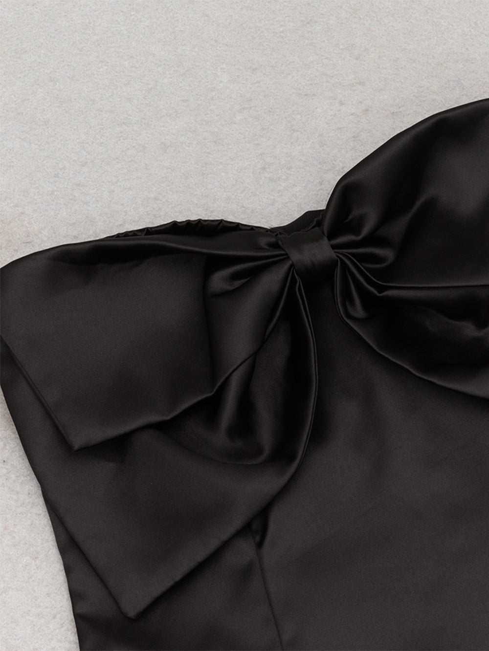 Strapless Sleeveless Bowknot Mini Bodycon Dress HB100112