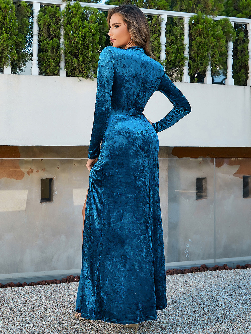 Blue Bodycon Dress HB10029