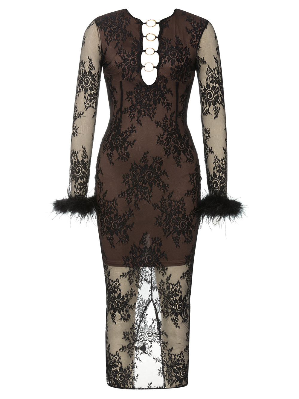 Black Bodycon Dress HB77740