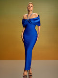 Royal Blue Bandage Dress HL10102