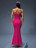 Rose Red Bandage Dress HL10131