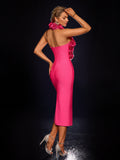 Rose Red Bandage Dress HL10585