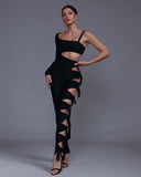 Asymmetric Cut-out Knot Jumpsuit