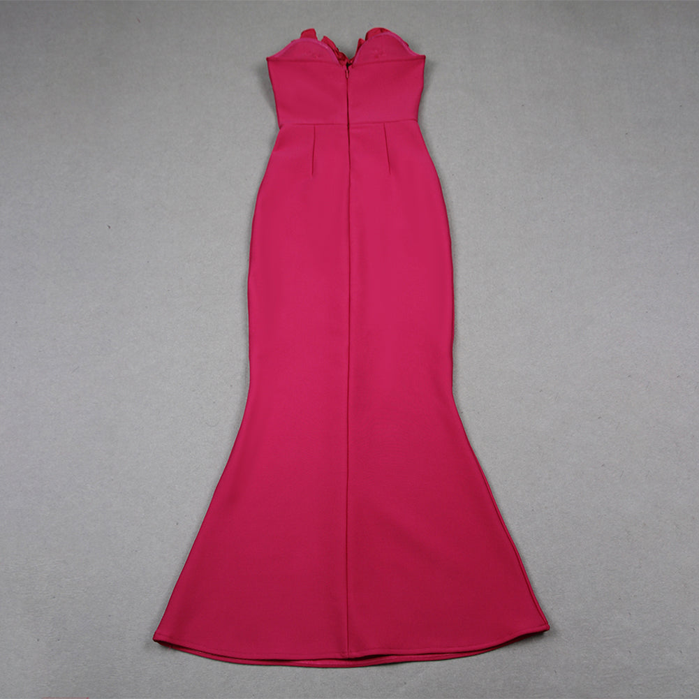 Rose Red Bandage Dress HL9557