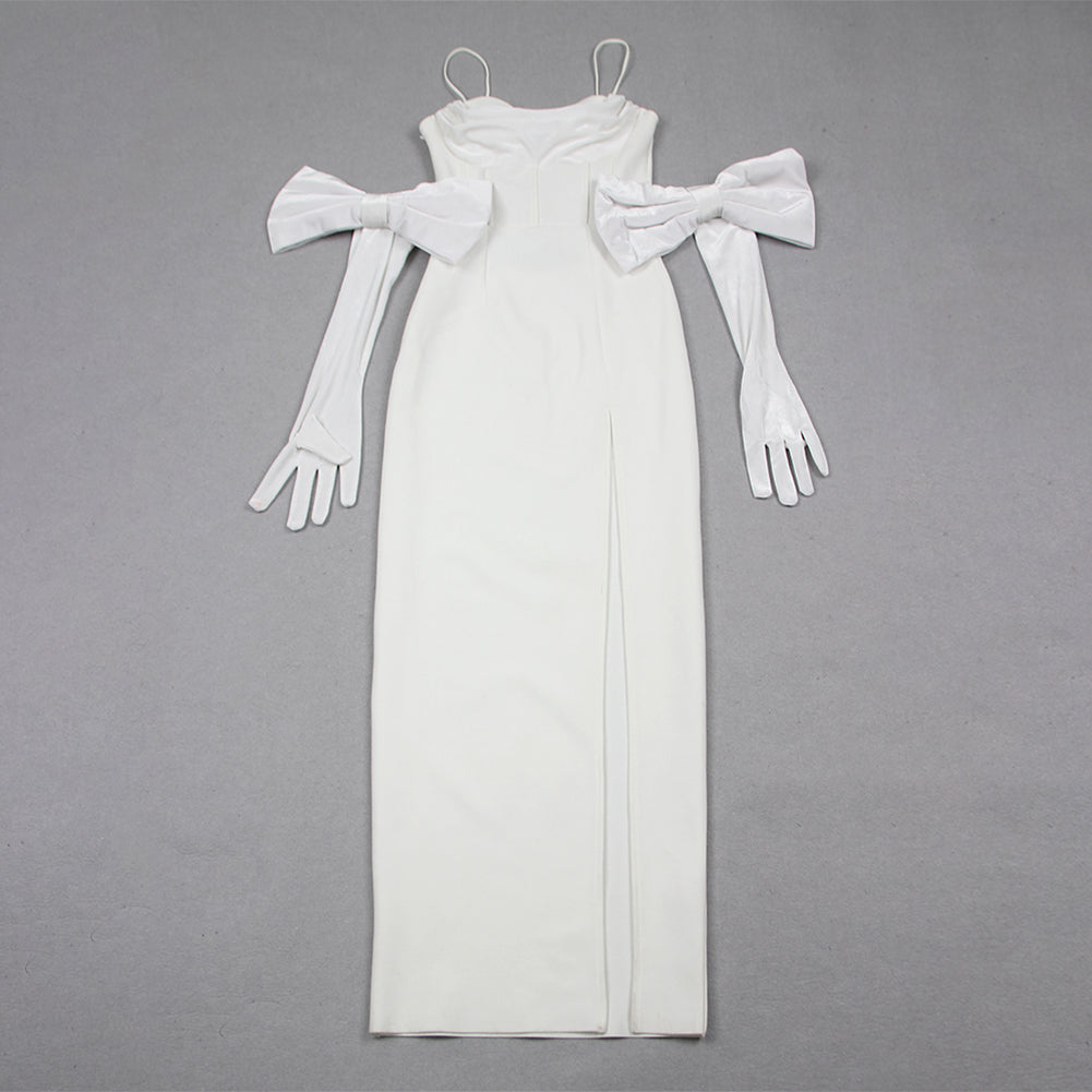 White Bandage Dress HL9563