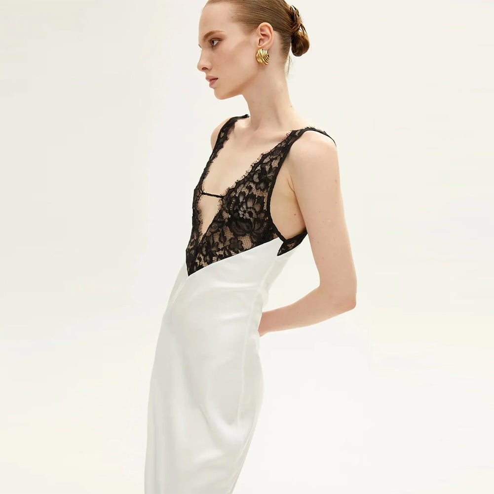 White Bandage Dress HL9660