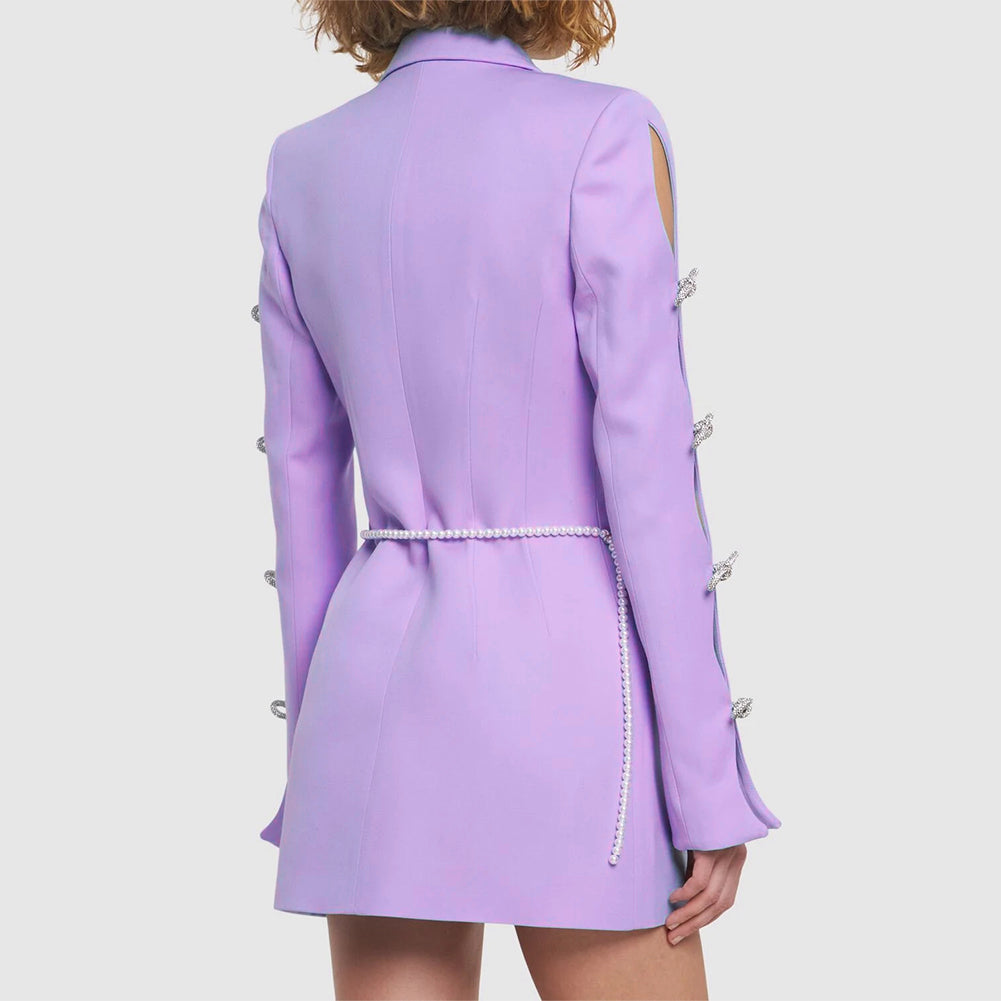 Purple Bodycon Dress HL9688