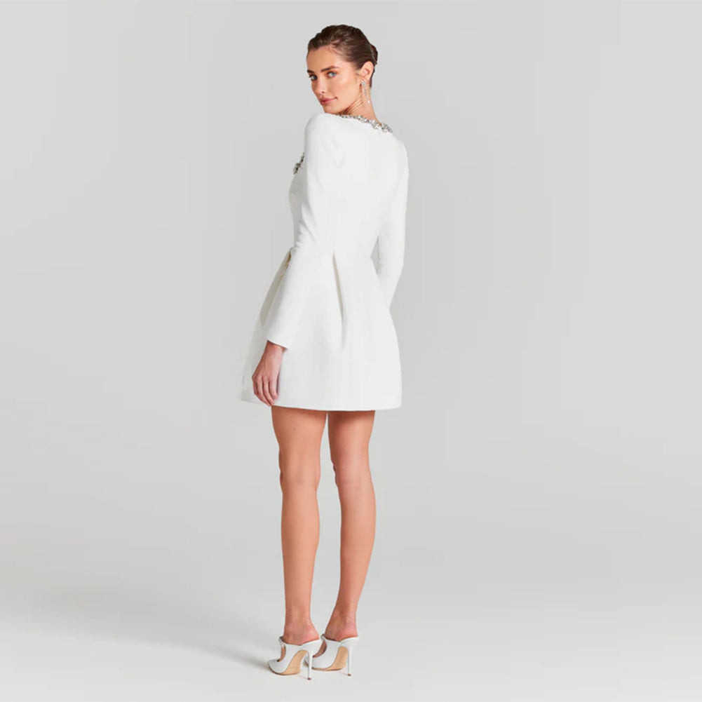 White Bandage Dress HL9731