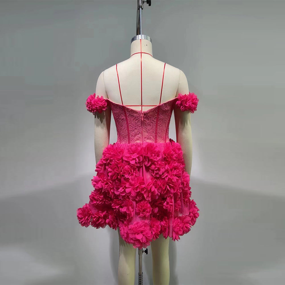 Rose Red Bodycon Dress HT10120