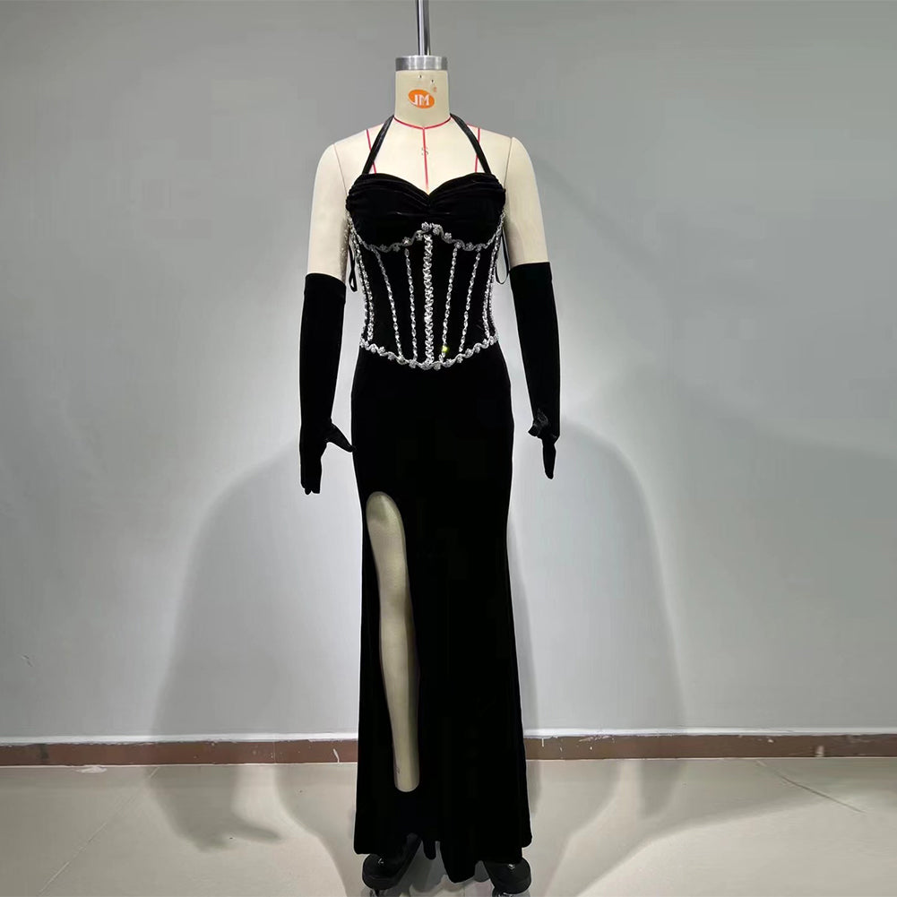 Black Bodycon Dress HT1075