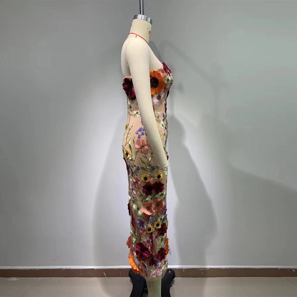 Apricot Bodycon Dress HT1166