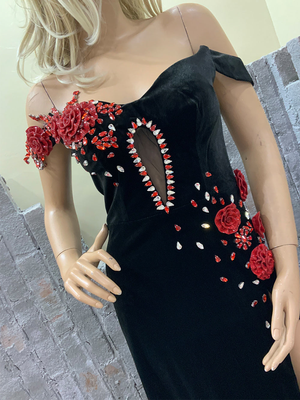 Black Bodycon Dress HT20490