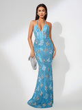 Blue Dress HT21590