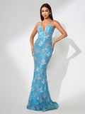 Blue Dress HT21590