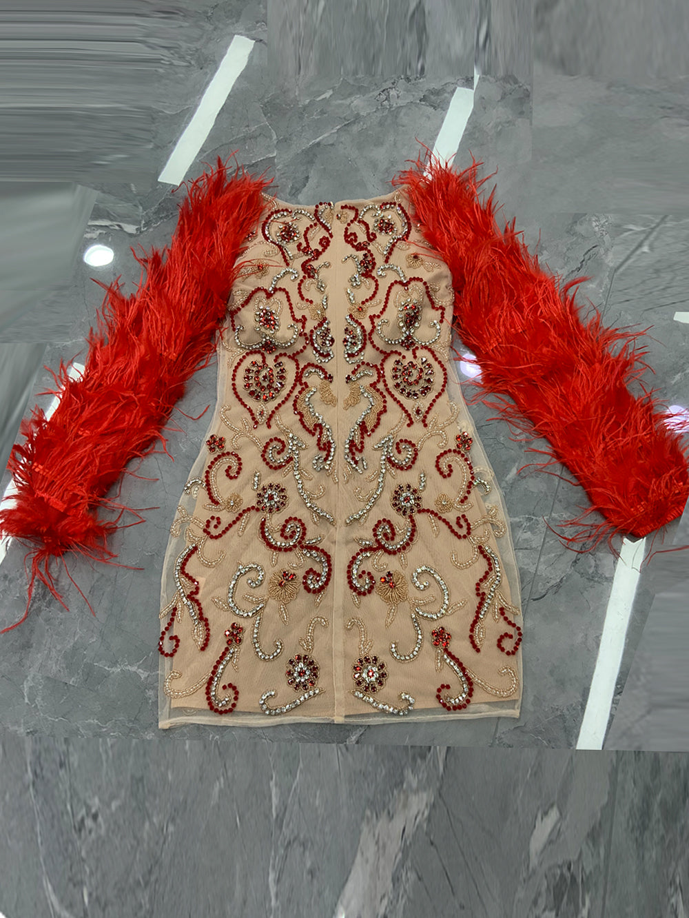 Red Bodycon Dress HT912