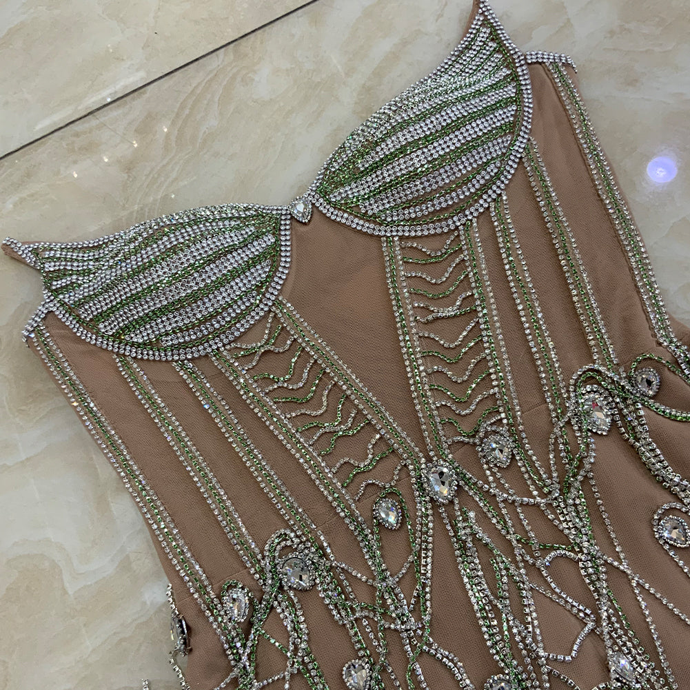 Apricot Bodycon Dress HT978