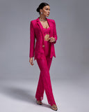 Fuchsia Lace 3-Piece Set