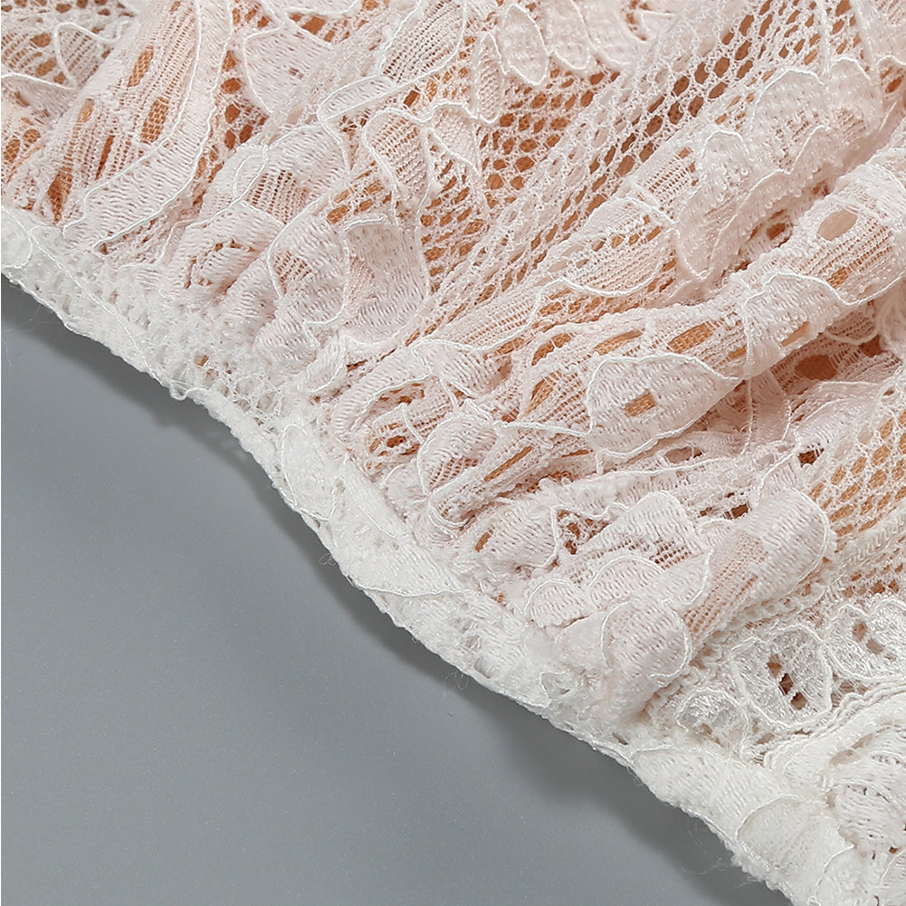 White Floral Lace Jumpsuit
