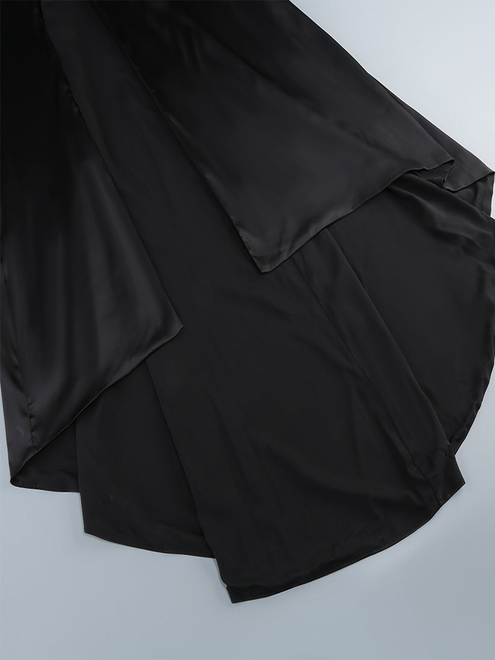 Black Gold Strapless Long Corset Dress High Split