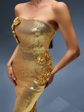 Gold Dress KLYF1447