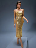 Gold Dress KLYF1447