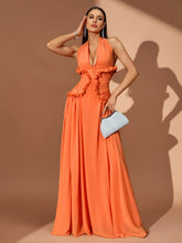 Orange Dress KLYF1454
