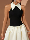 Black White Dress KLYF1481