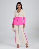 Barbie Contrast Color Suit Set