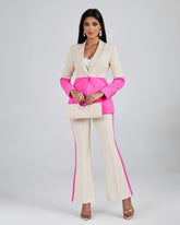 Barbie Contrast Color Suit Set
