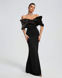 Off Shoulder Elegant Maxi Bandage Dress