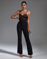 Strappy Lace Bandage Jumpsuit
