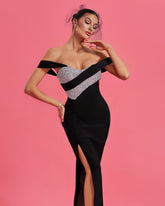 Elegant Off Shoulder Bandage Prom Dress