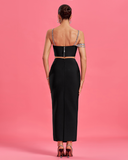 Crystal Chain Embellished Shining Set