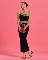 Crystal Chain Embellished Shining Set