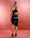 One-shoulder Cutout Bodycon Dress