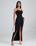 Backless Bandage Long Dress