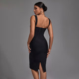 Black Bandage Dress PF22031 4