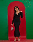 Isa Off-shoulder Midi Bandage Dress